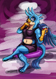 Personal Drawing of Gallus from My Little Pony