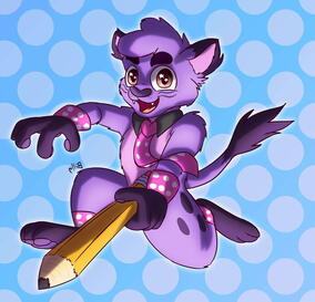 Gift Sketch for IsaiasCreations of his Fursona